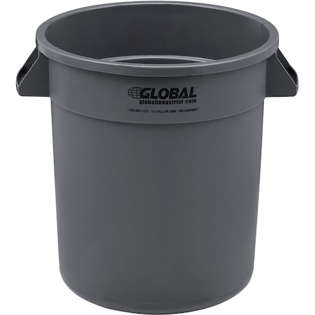 Trash Container, Garbage Can - 10 Gallon